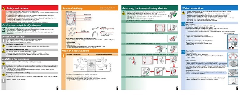 Siemens WM12SM30EU User manual