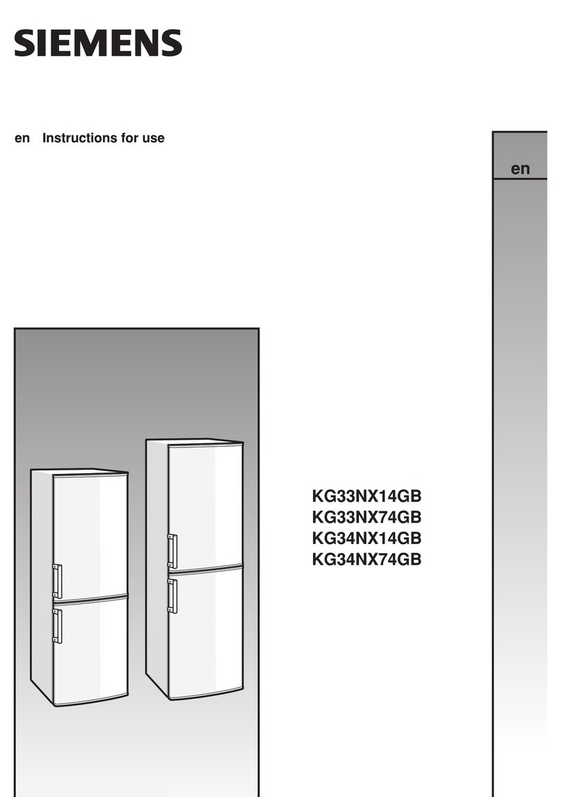 Siemens KG33NX14GB Instructions for use