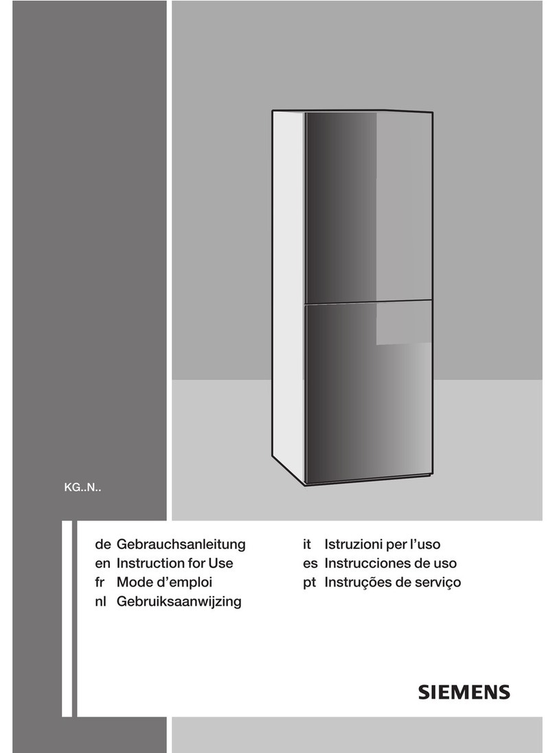 Siemens KG36NSW30 Instructions for use