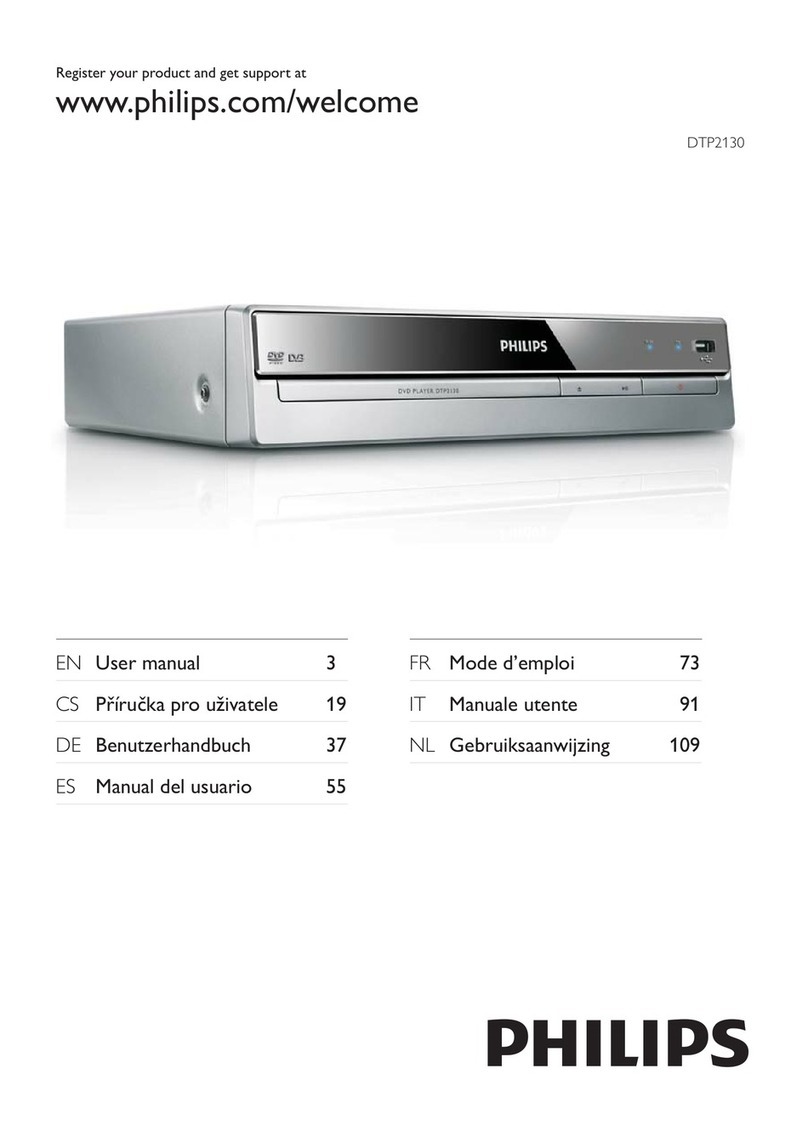 Philips DTP2130 User manual
