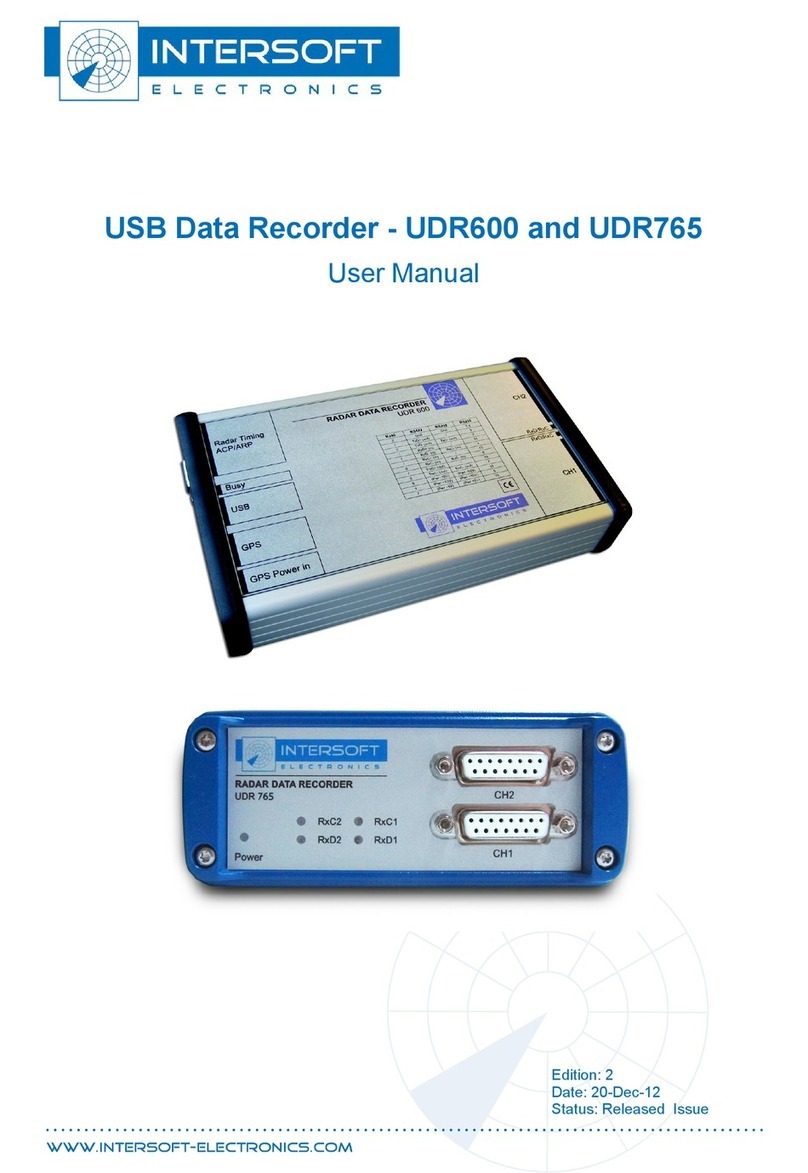 Intersoft Electronics UDR600 user manual