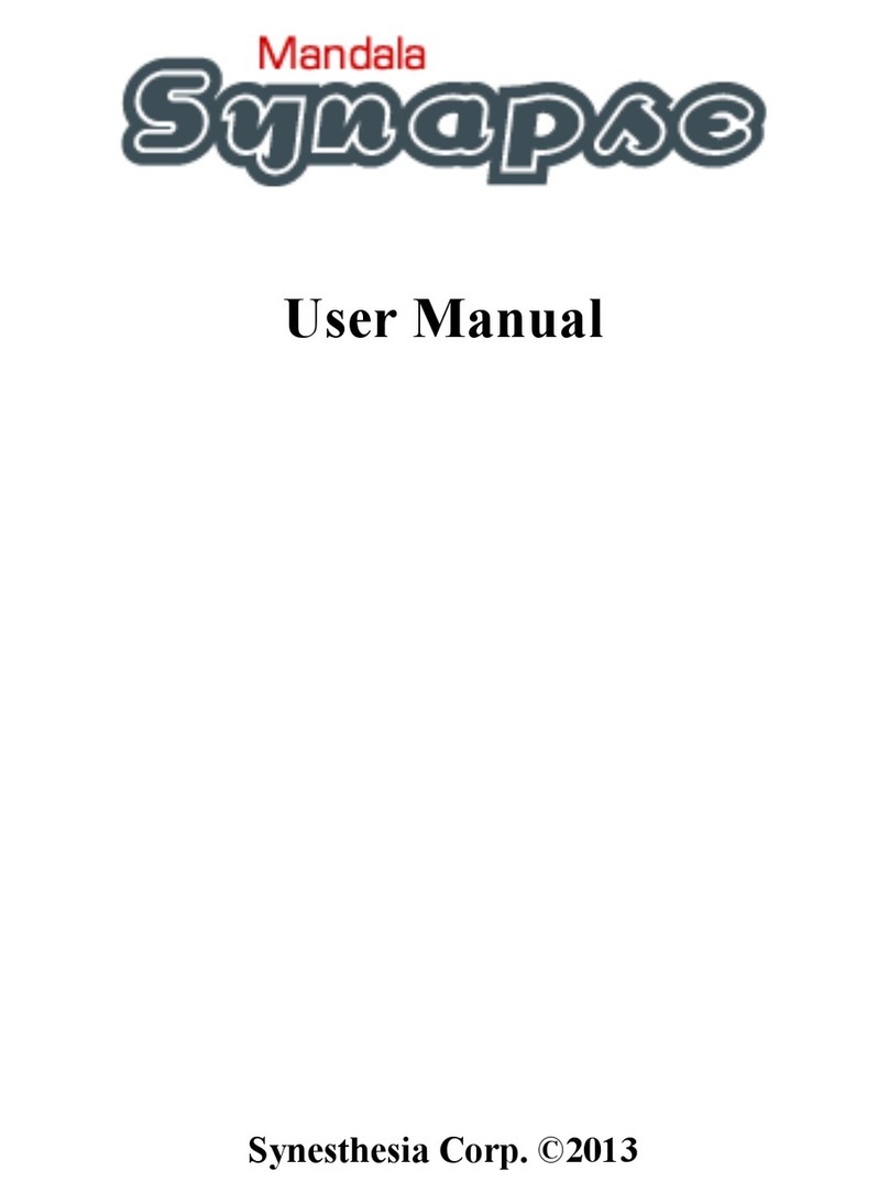 Synesthesia Mandala Synapse user manual