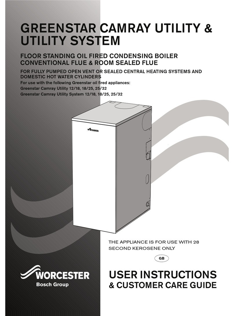 Bosch Greenstar Camray Utility 12/18 User instructions & customer care guide