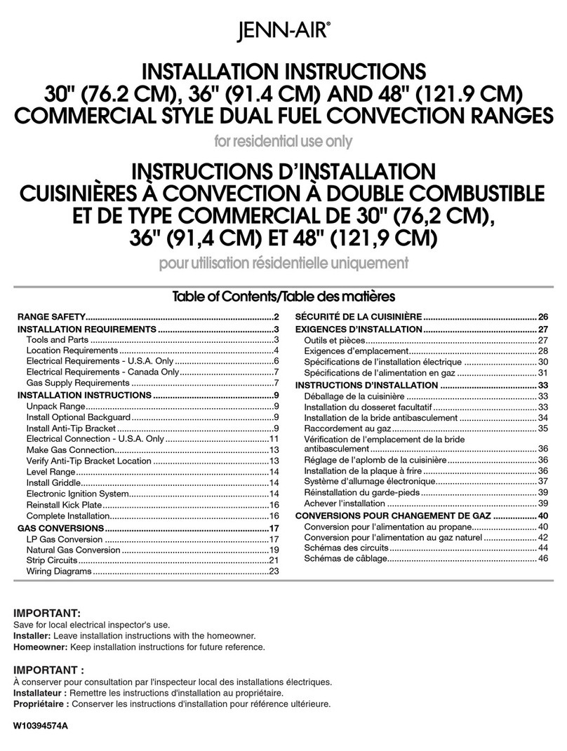Jenn-Air 30" (76.2 cm) Cooktop User manual