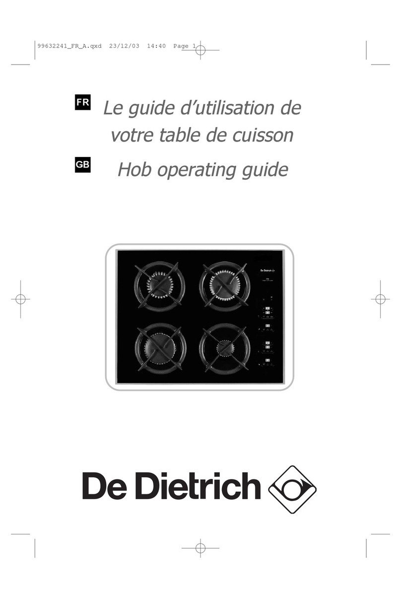 DeDietrich G30 User manual
