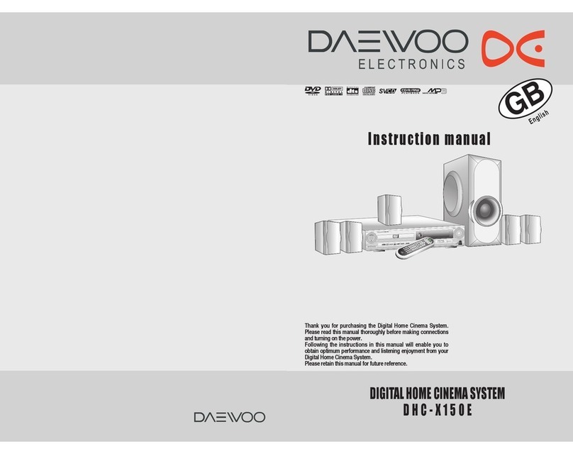 Daewoo DHC-X150E User manual