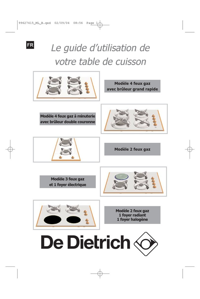 DeDietrich G30 User manual