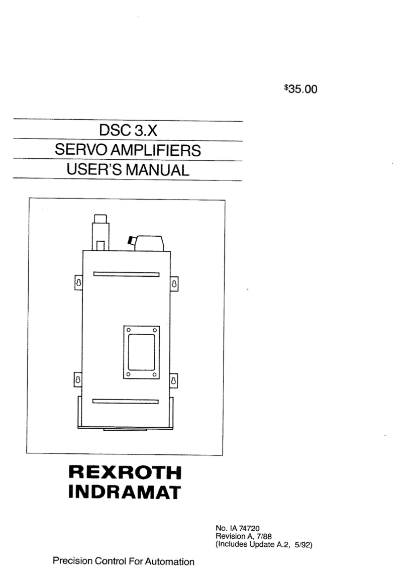 Rexroth Indramat DSC 3.X user manual