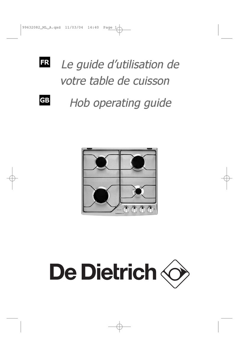 DeDietrich G30 operating guide