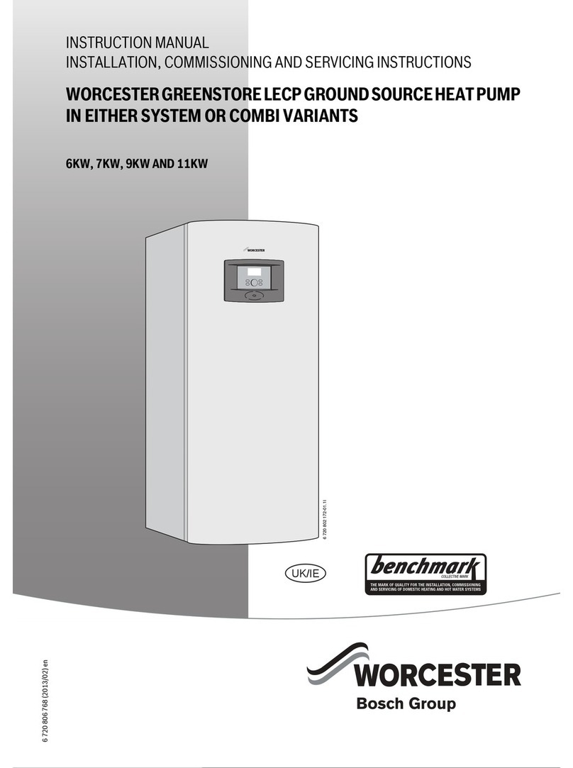 Worcester Greenstore 6kW User manual