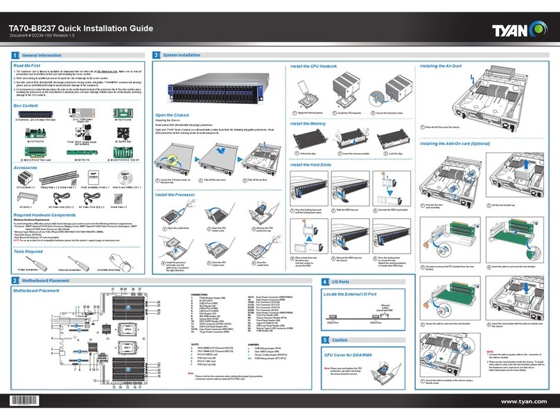 TYAN TA70-B8237 User manual