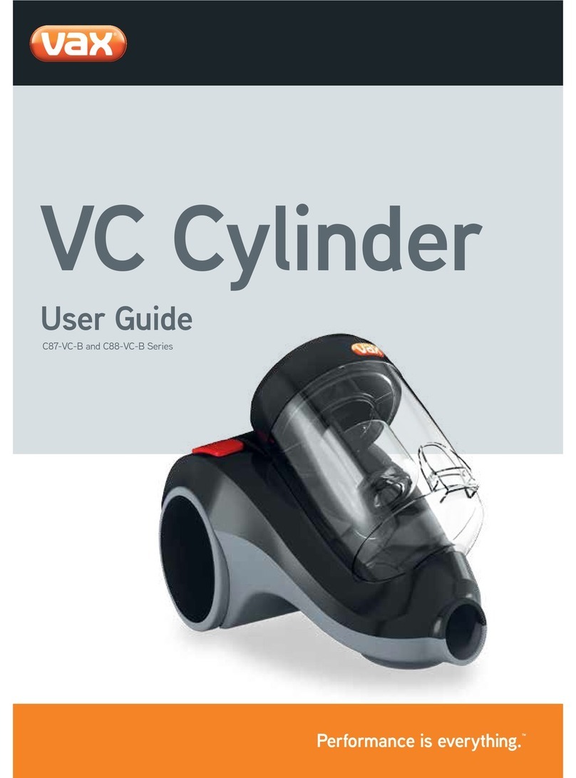 Vax C87-VC-B Series User manual Vax C87-VC-B Series User manual