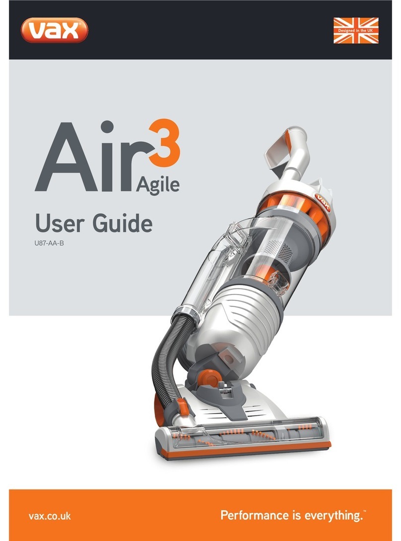 Vax Air3 Agile U87-AA-B User manual
