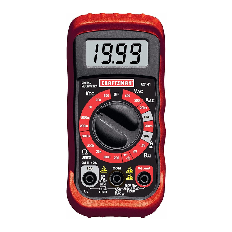 Craftsman 82141 User manual Craftsman 82141 User manual