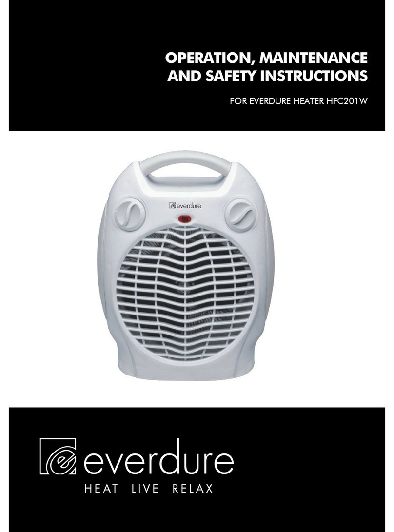 Everdure HFC201W User guide Everdure HFC201W User guide
