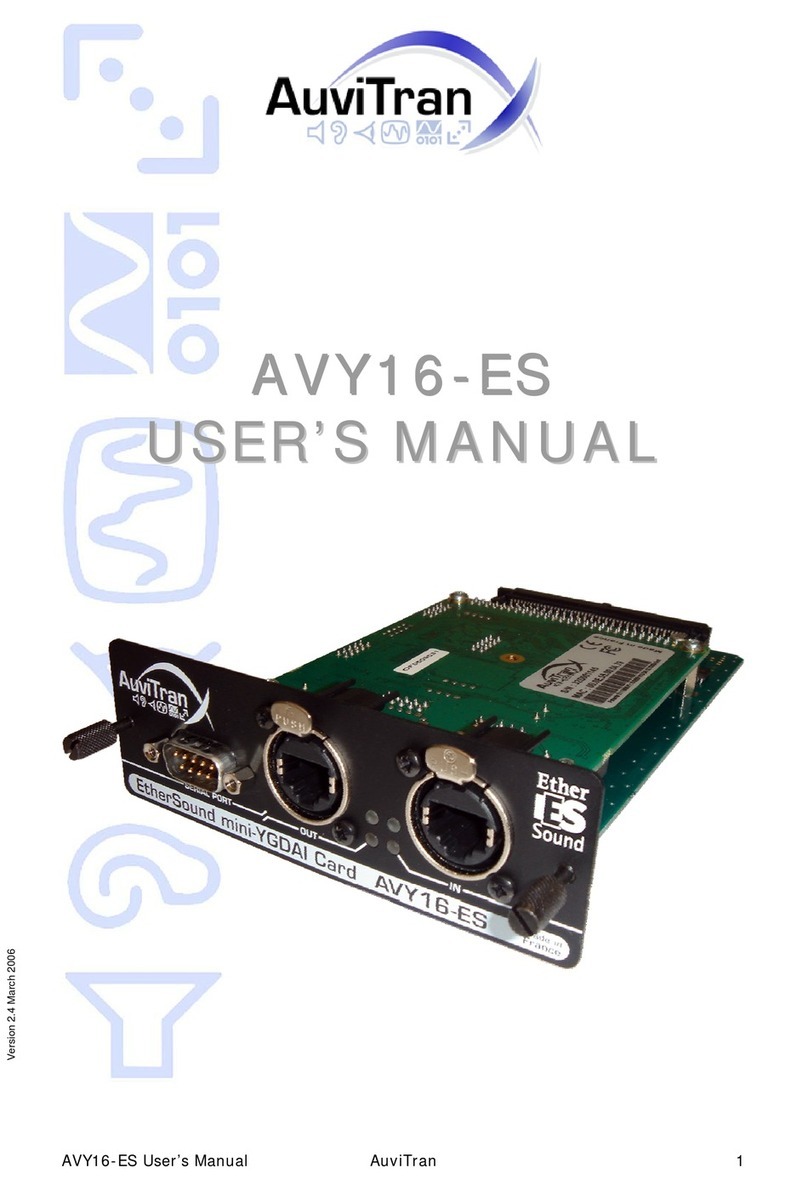 AuviTran AVY16-ES user manual