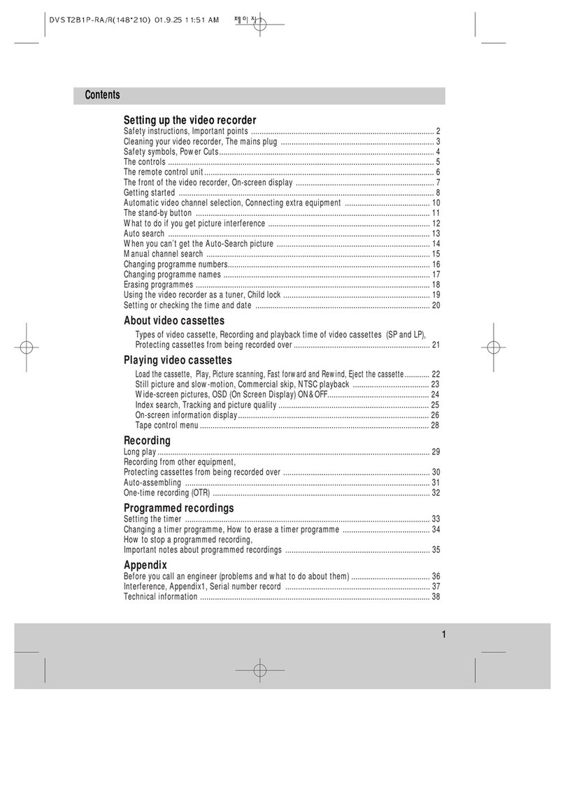 Seg VCR2360IRL User manual
