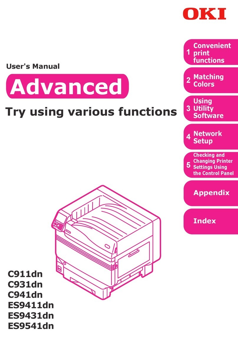 Oki C911dn User manual