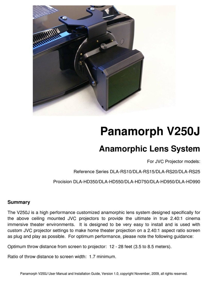 Panamorph V250J user manual