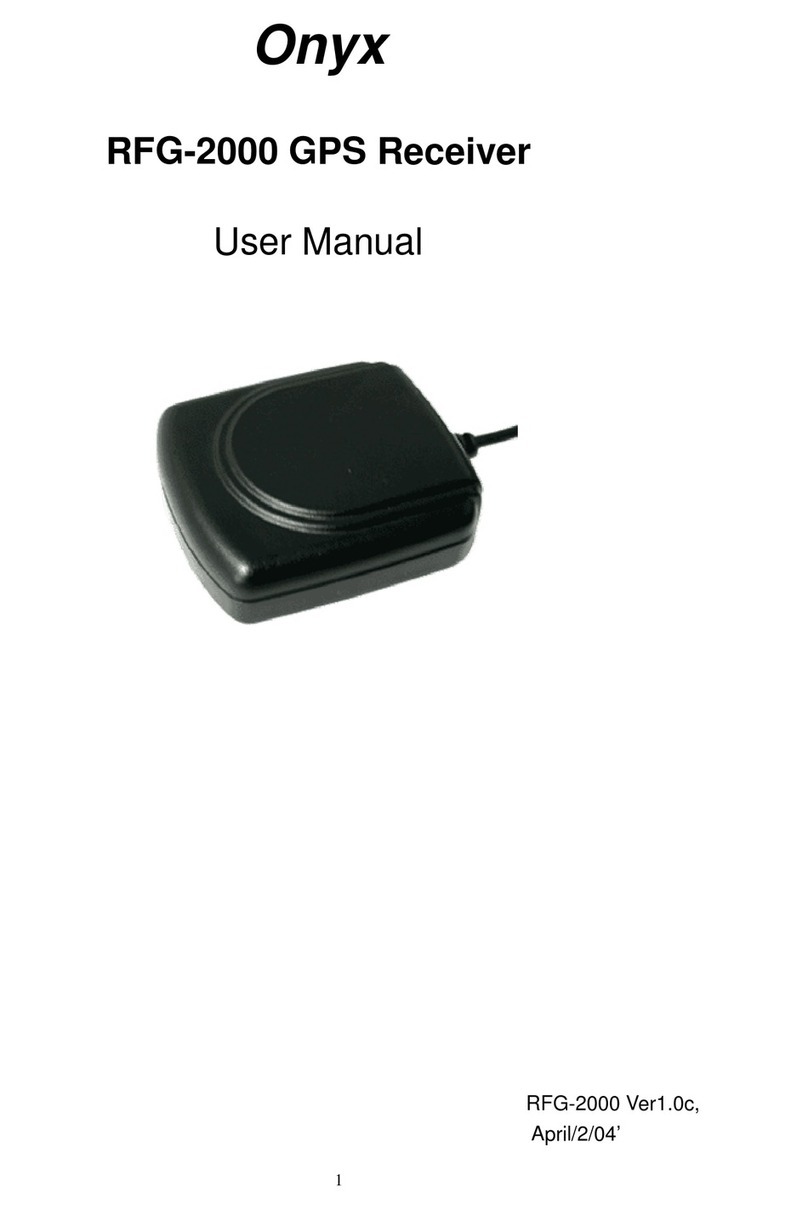 RoyalTek Onyx RFG-2000 User manual