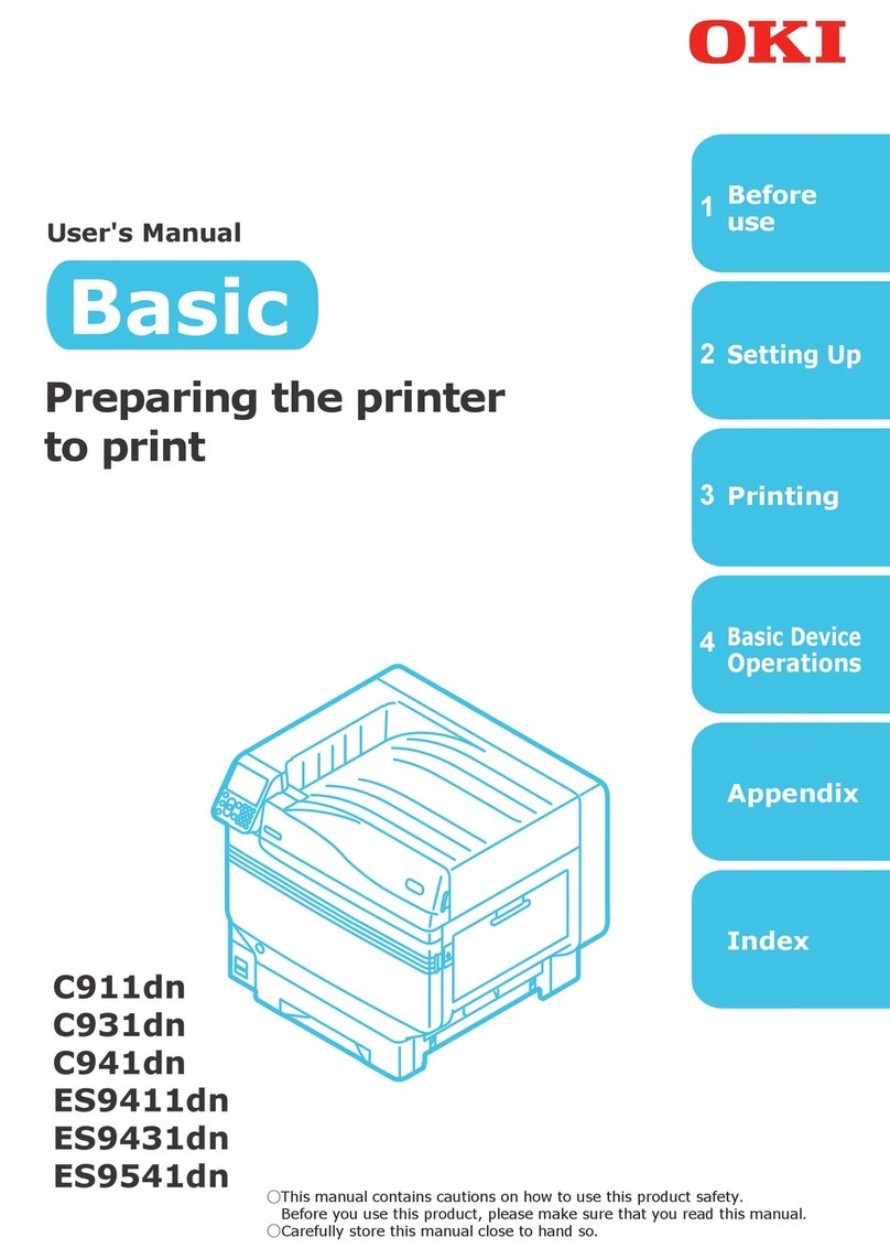 Oki C931dn User manual
