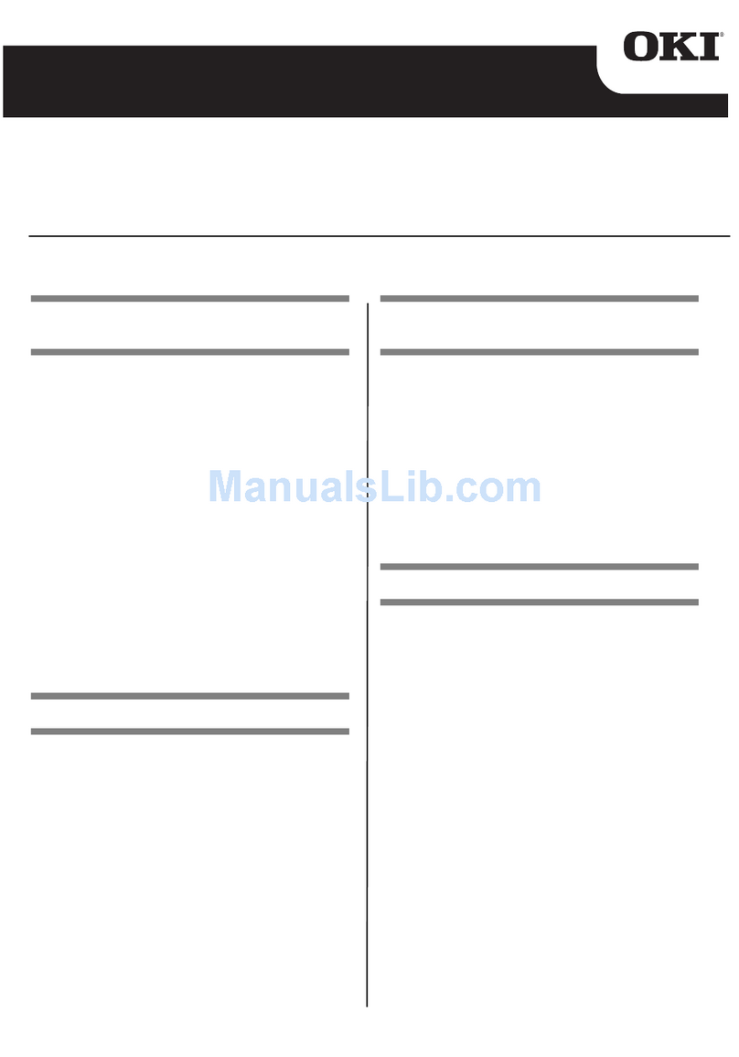 Oki C911dn Operating and maintenance instructions