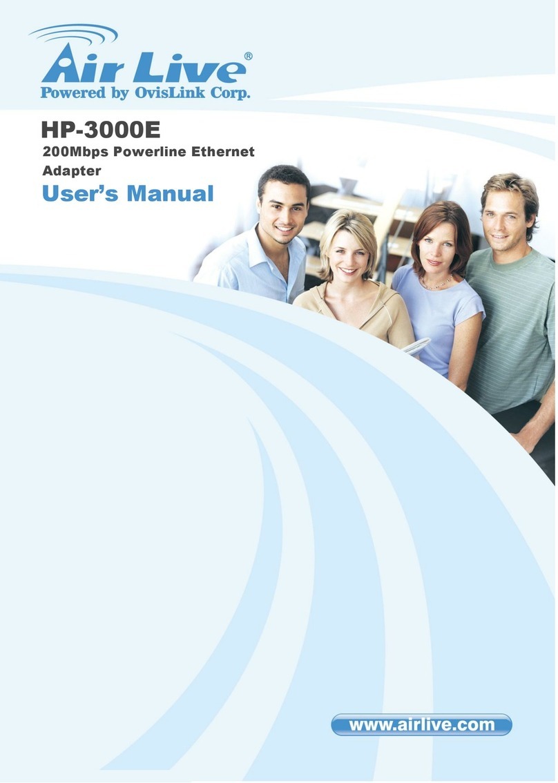 Ovislink AirLive HP-3000E User manual