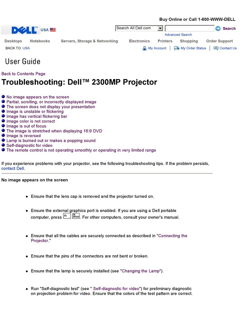 Dell 2300MP User manual