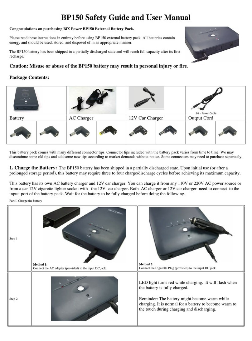 BIX Power BP150 user manual