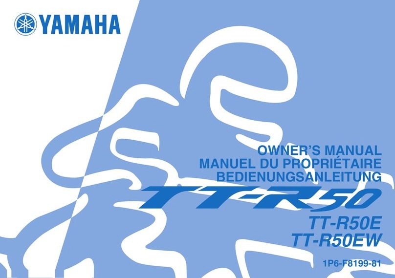 Yamaha TT-R50E User manual