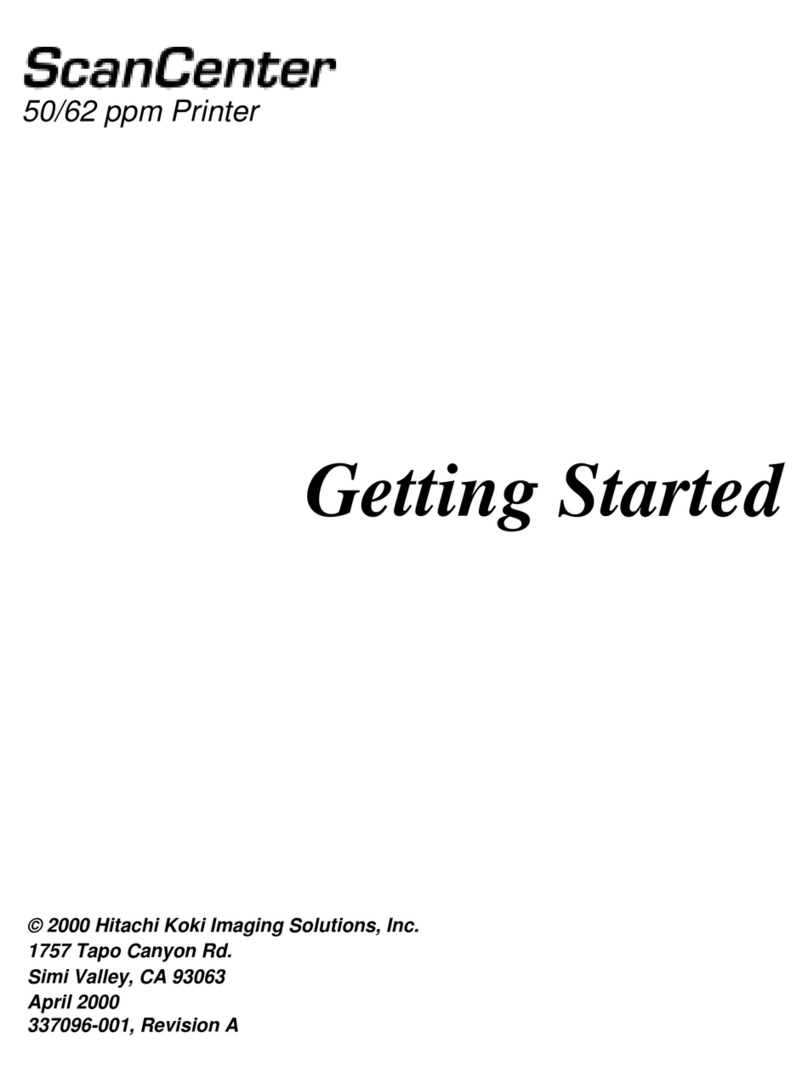 Hitachi SCI User manual