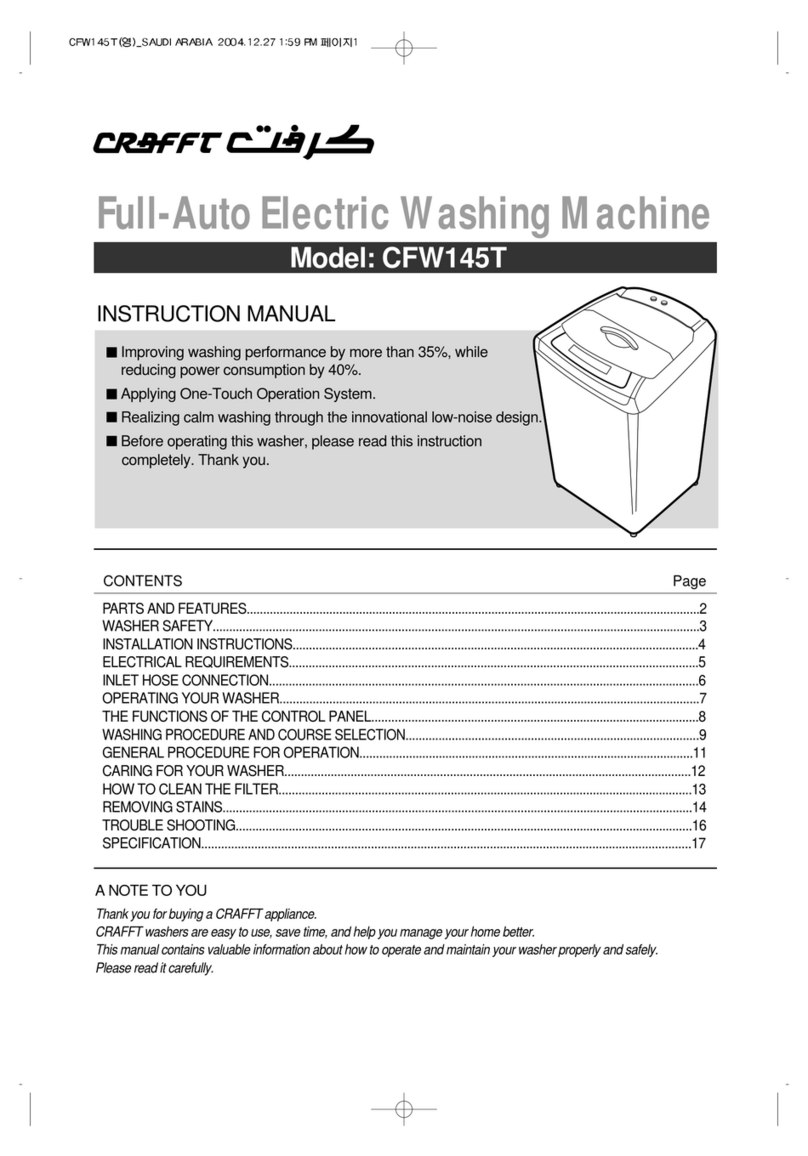 CRAFFT CFW145T instruction manual