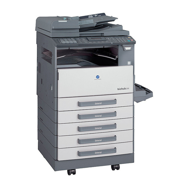Konica Minolta bizhub 211 quick guide