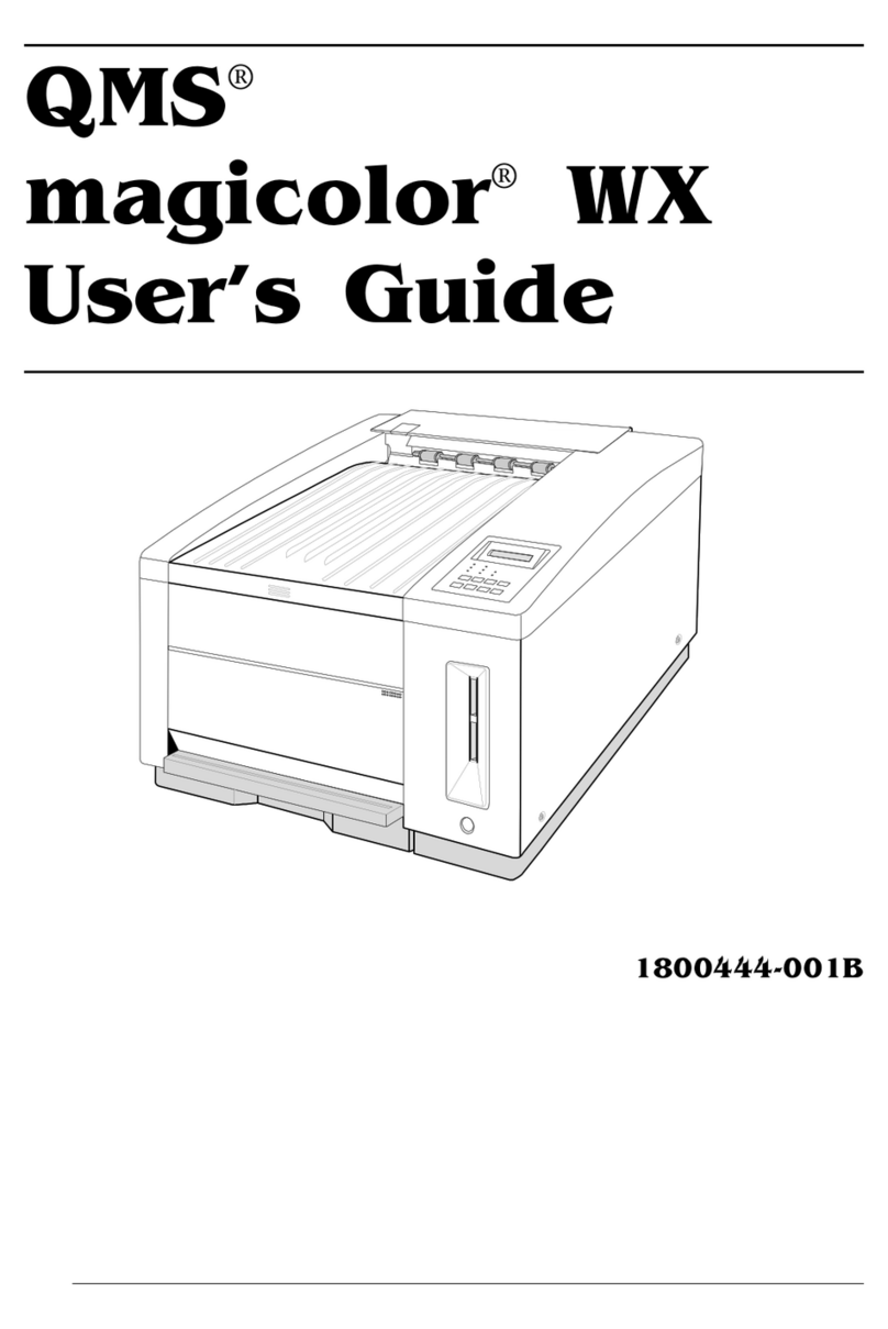 QMS Magicolor WX User manual