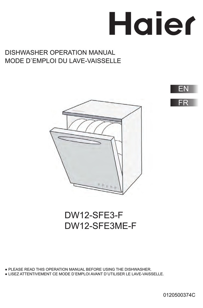 Haier DW12-SFE3-F User manual
