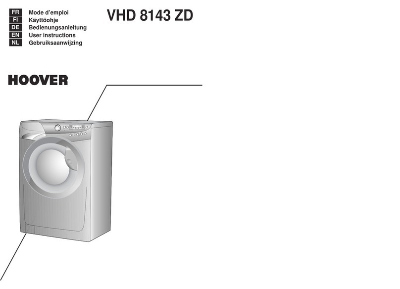 Hoover VHD 8143 ZD User manual