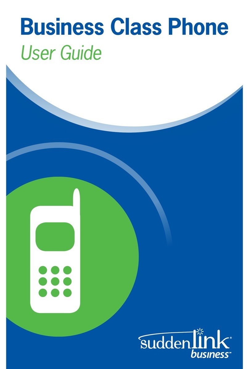 SuddenLink business class phone user guide