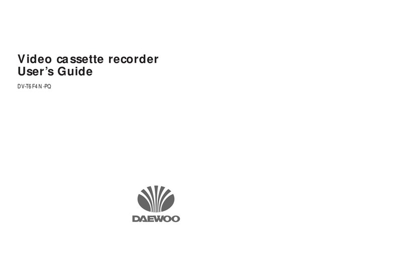 Daewoo DV-T6F4N-PQ User manual Daewoo DV-T6F4N-PQ User manual