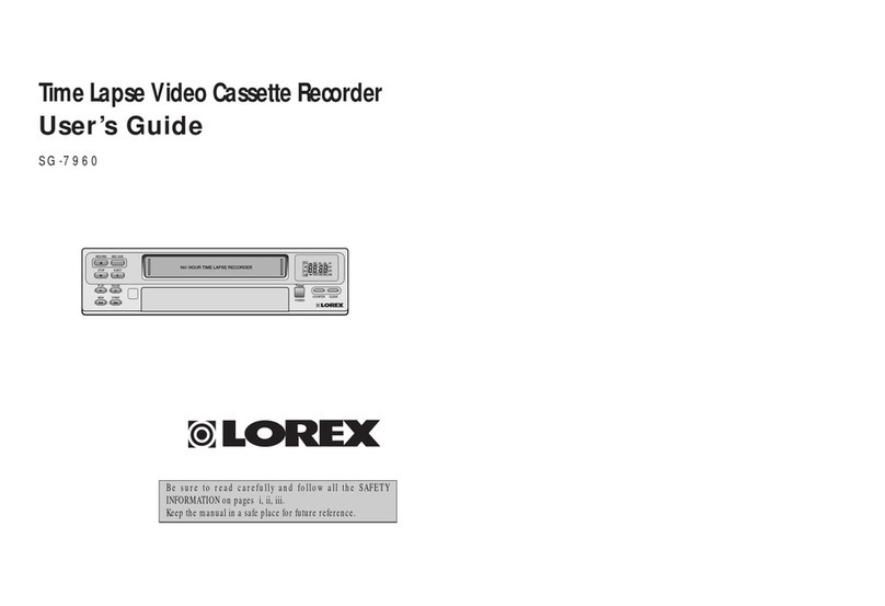 Lorex SG-7960 user guide