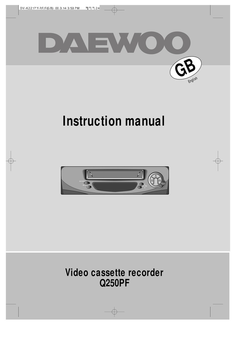 Daewoo Q250PF instruction manual
