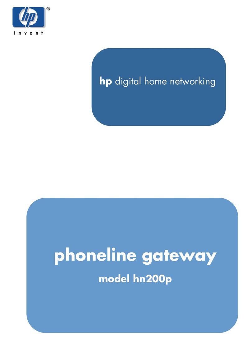 HP Phoneline Gateway hn200p user guide