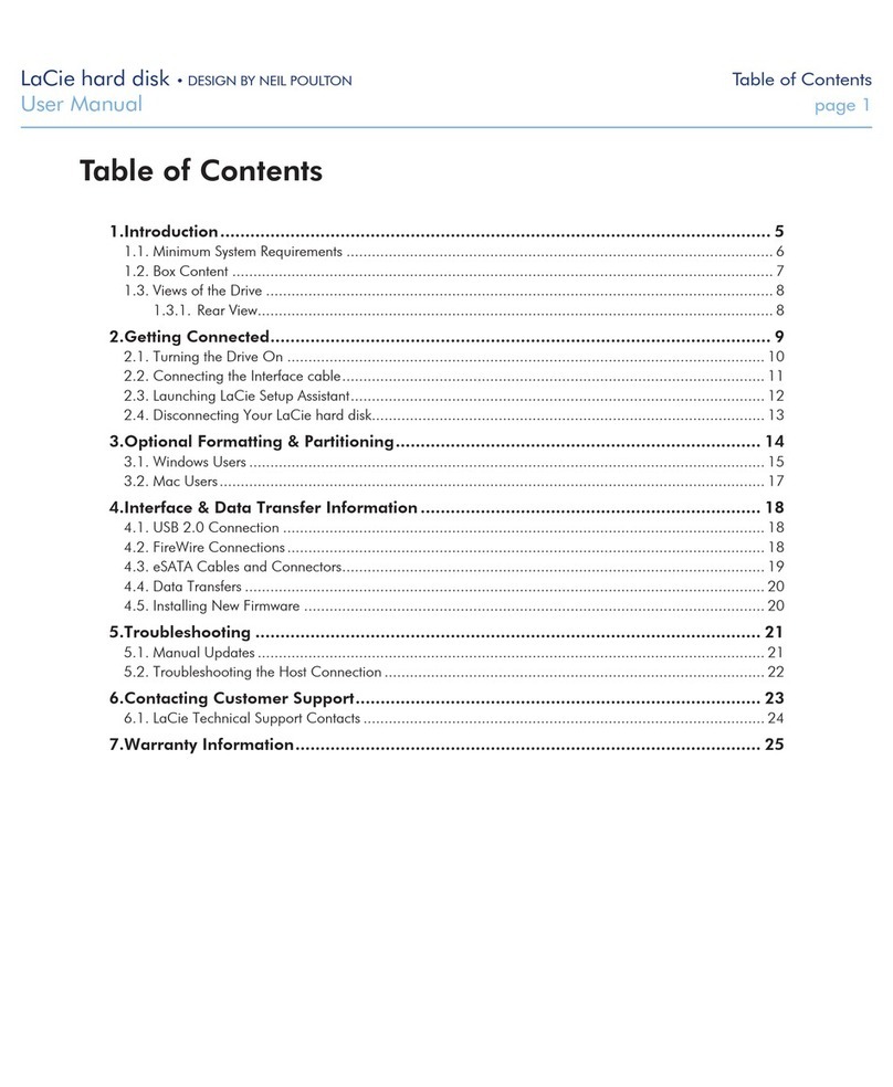 LaCie Hard Disk user manual