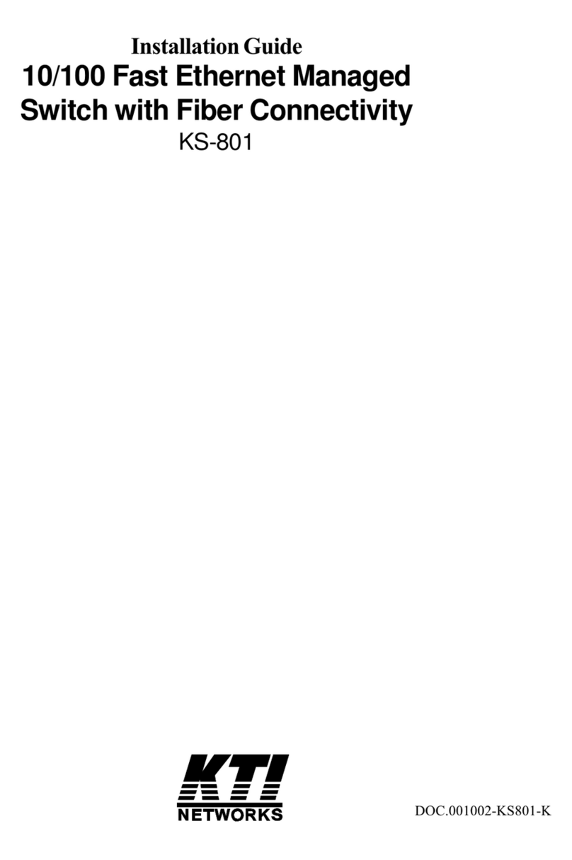 KTI Networks KS-801 User manual