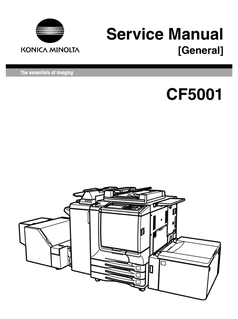 Konica Minolta CF5001 Service manual