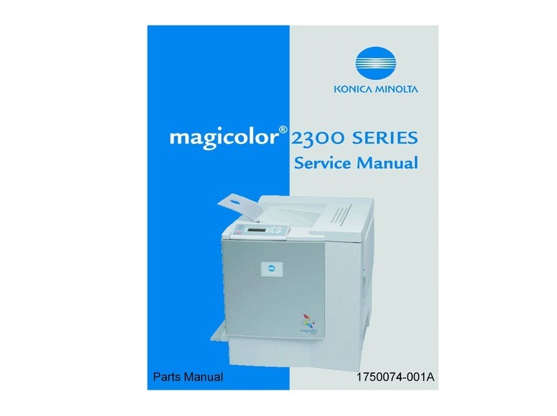 Konica Minolta magicolor 2300 Series parts manual