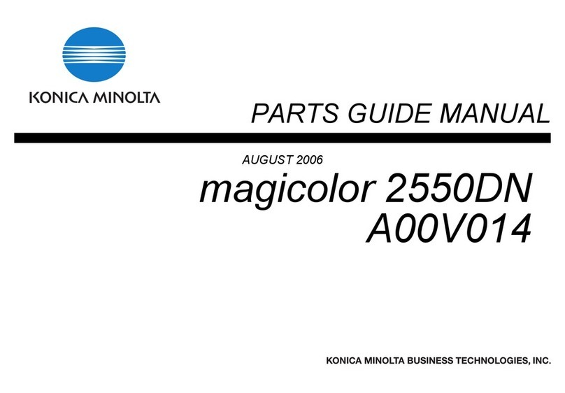 Konica Minolta magicolor 2550DN A00V014 User manual