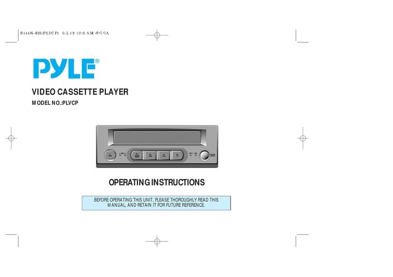 Pyle PLVCP User manual