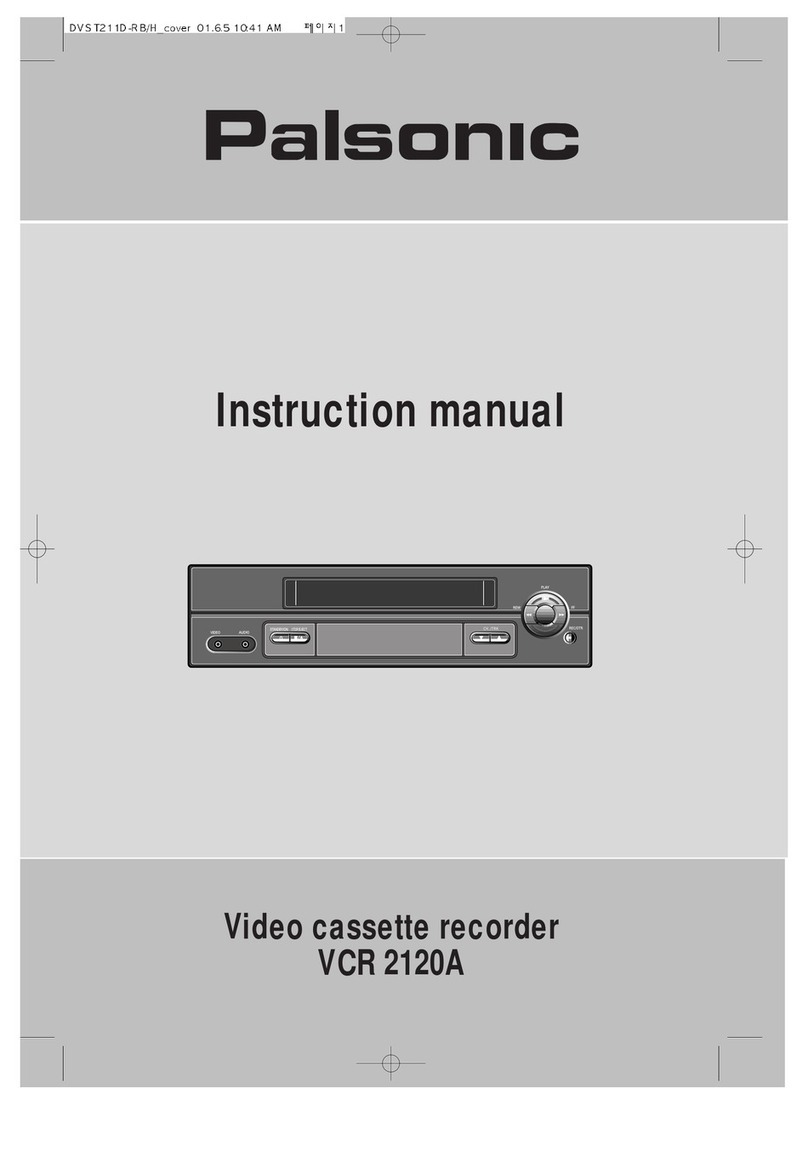 Palsonic VCR2120A User manual Palsonic VCR2120A User manual