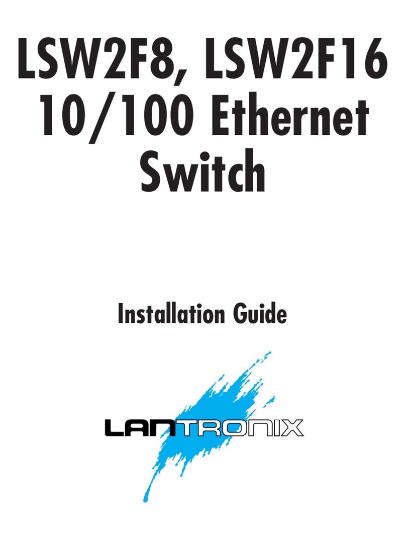 Lantronix LSW2F8 User manual