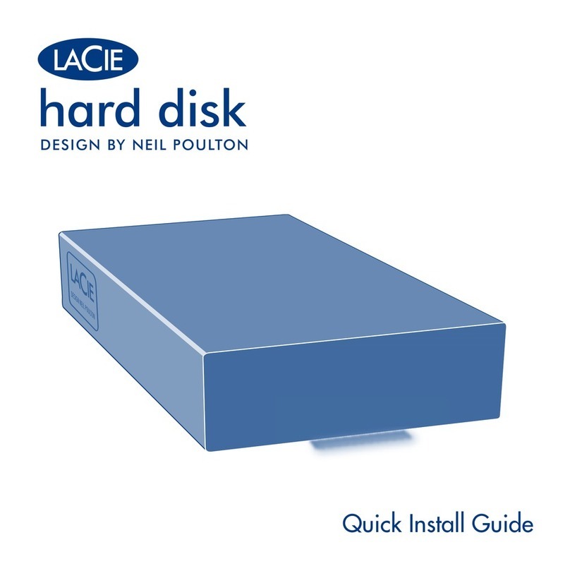 LaCie Computer Drive Quick install guide